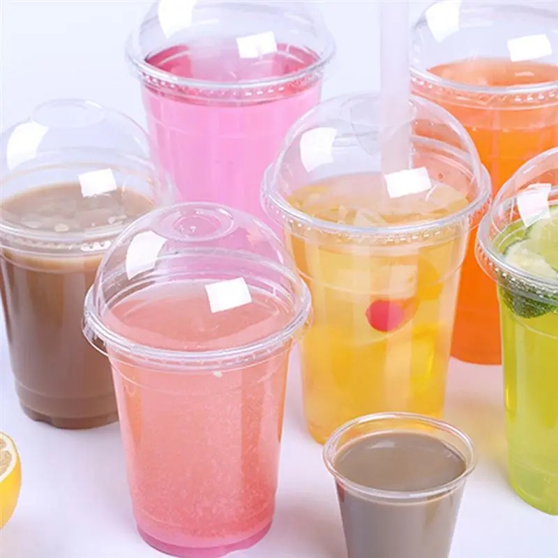 Plastic Dome Clear - 50Pcs 360ml/380ml/500ml Disposable Clear Plastic Cups