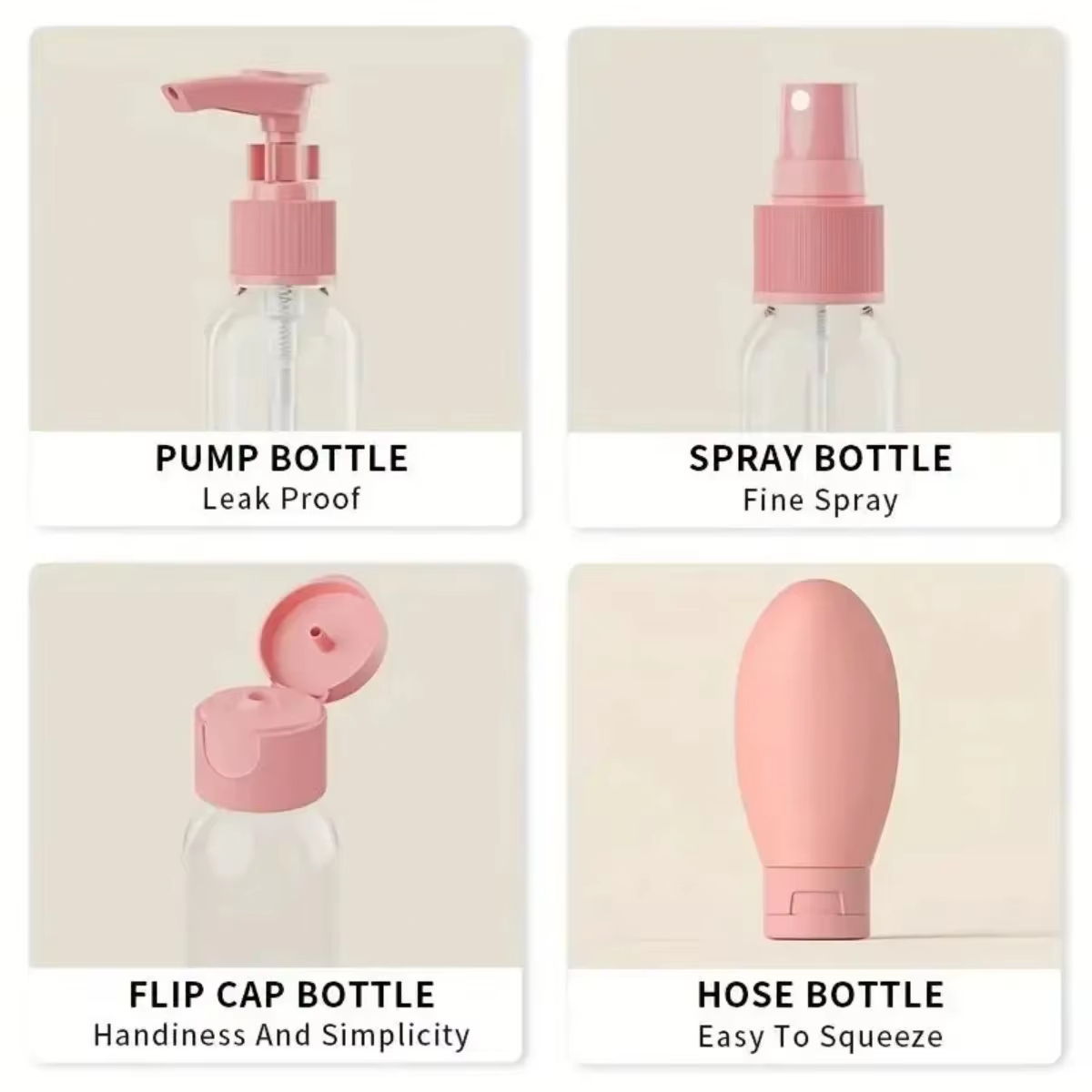 Travel Bottles Set With Storag - Misting Bottle Fine recension och pris
