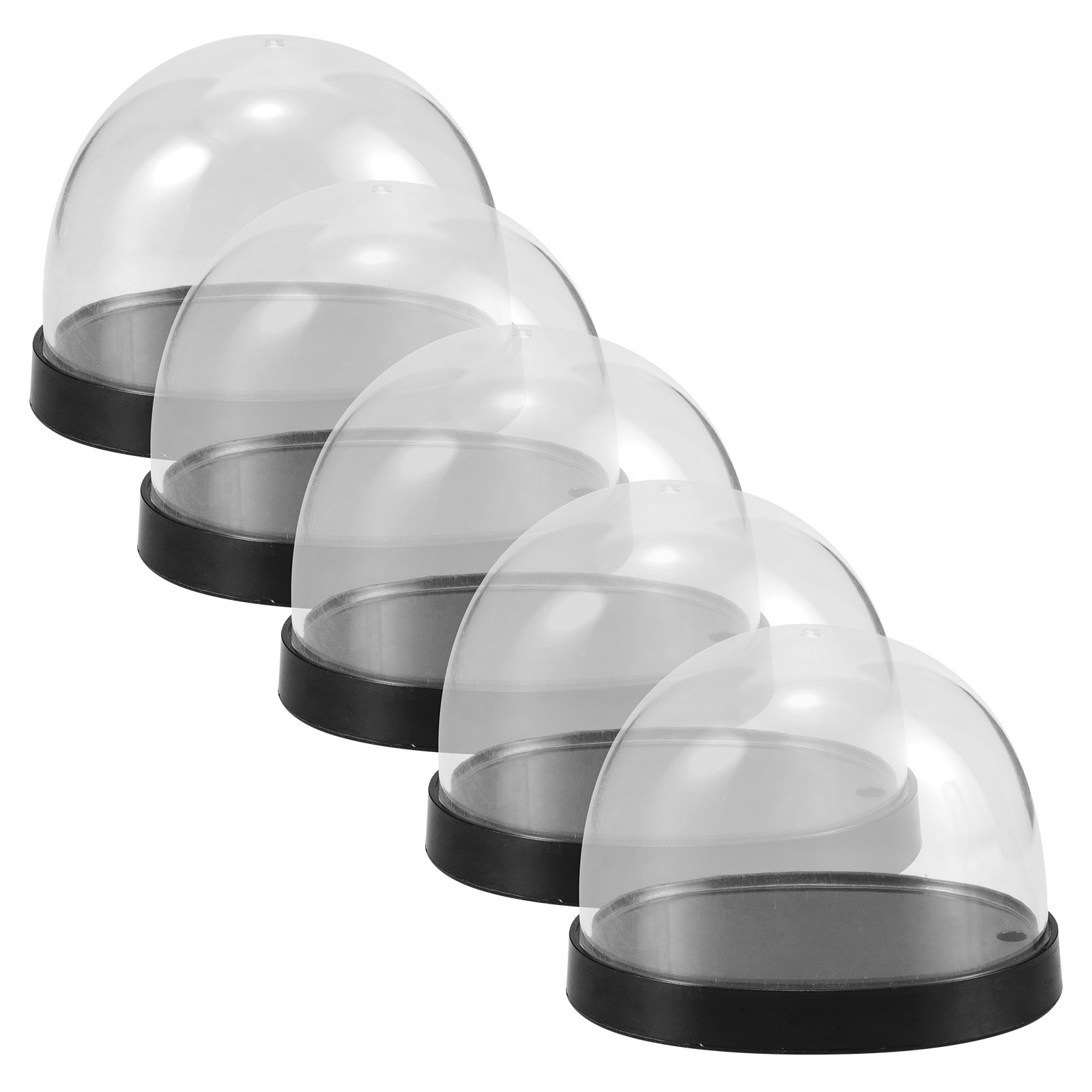 5Sets High-Transparency Plasti - Plastic Dome Clear recension och pris
