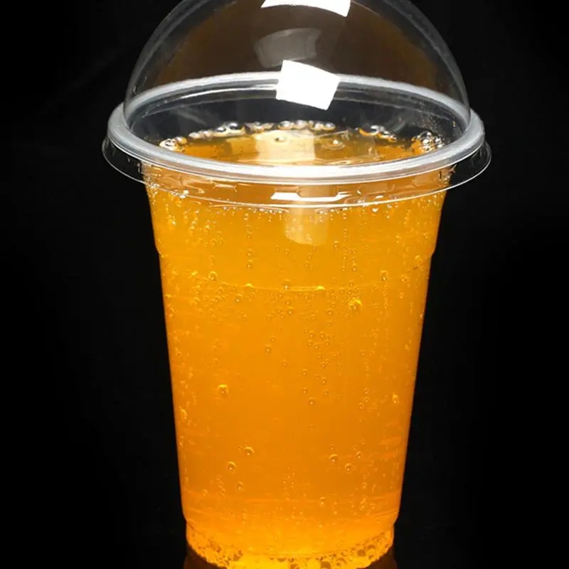 50Pcs 360ml/380ml/500ml Dispos - Plastic Dome Clear recension och pris
