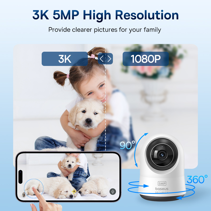 Baseus 5MP 3K WiFi IP Camera 2 - Eufy Camera E220 recension och pris