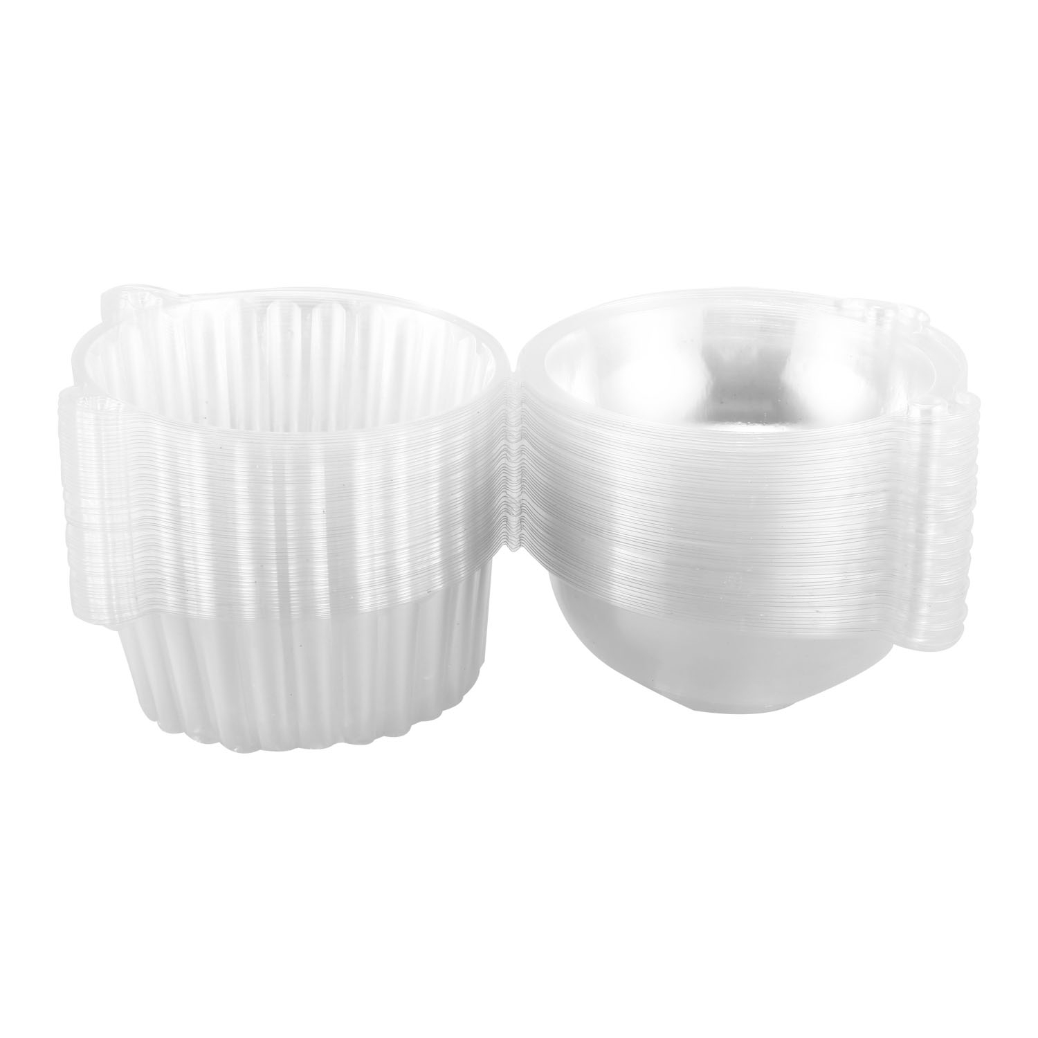 AA77 50 X Single Plastic Clear - Plastic Dome Clear recension och pris